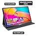 KYY Portable Monitor 15.6'' 1080P FHD USB-C Laptop Monitors w/Smart Cover & Dual Speaker, HDMI Computer Display IPS HDR External Gaming Monitor for PC Phone Mac Xbox PS4 Switch[Upgraded]