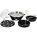 Tower T19023 Multi-Function Egg Cooker with Egg Poaching Tray & Omelette Tray, 360W, Black