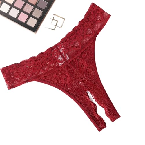 Image of Avidlove Sexy Panties for Women Lace Cheeky Underwear Low Rise T Back Hipster Thong 1-3 Pack