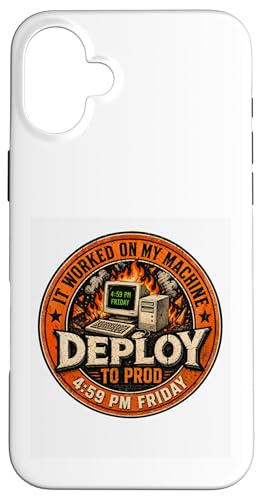 Deploy To Prod It Worked On My Machines �f�x���b�p�[�W���[�NIT �X�}�z�P�[�X iPhone 16 Plus �p