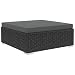 UnfadeMemory Muebles de Jardin Exterior con Cojines,1 Sofá de Esquina+2 Sofás de...