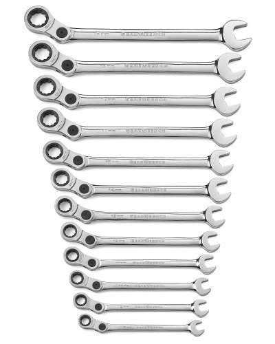 GEARWRENCH 12 Pc. 12 Pt. Indexing Combination Metric Wrench Set - 85488