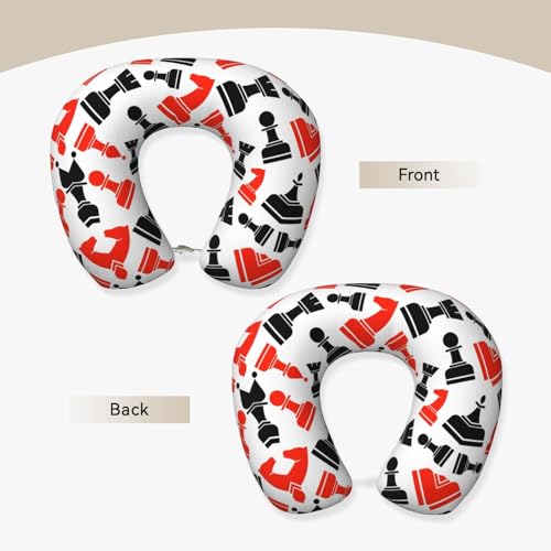 Almohada de poliéster para cuello y hombros negra miniatura 3