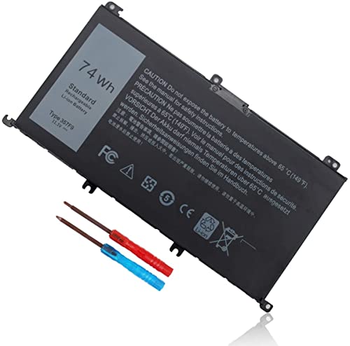 74Wh Type 357F9 71JF4 Battery for Dell Inspiron 15 7000 Gaming 15 7559 i7559 7557 i7557 5577 7567 5576 7566 i7559-5012GRY i5577-7342blk-pus INS15PD Series P65F P65F001 P57F 71jf4 071jf4 0GFJ6 0357F9