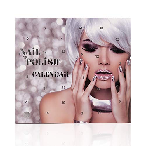 Beauty-Adventskalender Nagellack, 24 top Farben im Nagellack Adventskalender metallic effect Nagellack, nude, pastell…