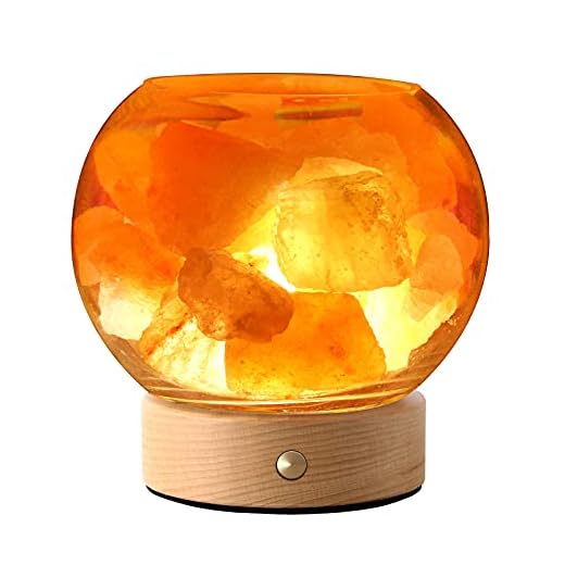 Himalayan Salt Lamp Battery Powered, Himalayan Pink Salt Lamp with Glass Bowl and Build-in Rechargeable Battery, Natural Crystal Salt Lamp Night Light and Mood Lighting, Rock Salt Lamp for Decor Gifts