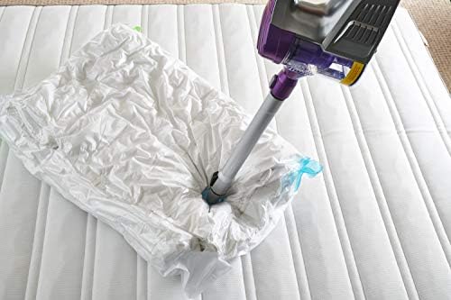 Addis Home Vacuum Storage Bag with 100% air-Tight Static Seal & Store Extra Large 3D Cube Design, Clear, 75 x 25 x 45cm