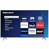 Philips Roku TV 65" Frameless 4K Ultra HD (2160p) | Enterainment Plus Series Smart TV (65PUL5924/F6), Dolby Atmos, Voice Assistant
