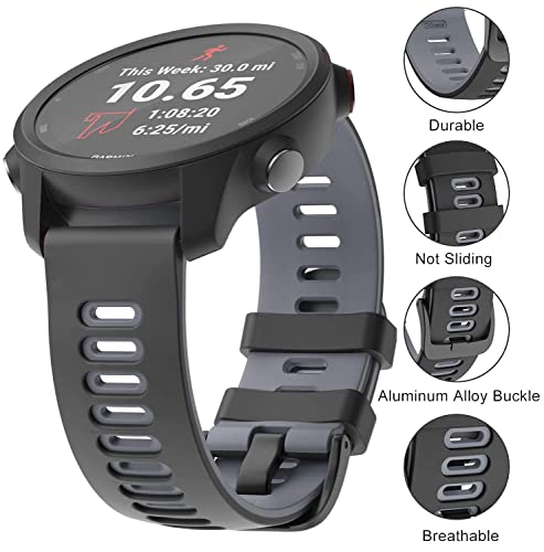 Image of Zitel Compatible with Fossil 22mm Band for Gen 6 44mm, Gen 5 Carlyle, Garrett, Julianna, Gen 5E 44mm, Gen 4, Grant Chronograph, Q Grant Silicone Sports Strap