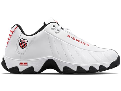 Image of K-Swiss Men's ST329 CMF Sneaker, Wide Tennis Walking Shoes Leather Upper