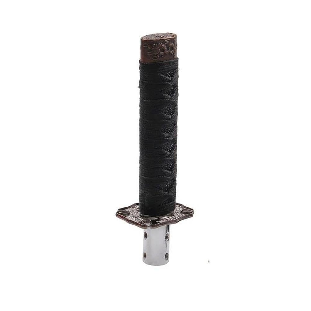 HYASDBWE Metal Manual Transmission Gear Stick 15cm Universal Samurai Sword Gear Shift Knob Shifter Gear Shifter Parts(Black)