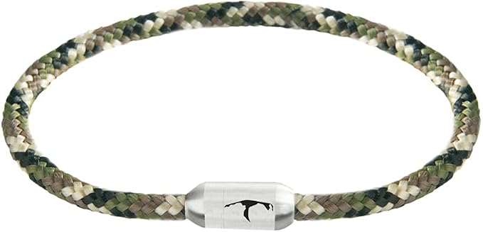 Bracciale originale in corda da vela di Sylt | Intrecciato | Incisione