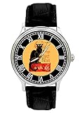 cabaret voltaire wiki Le Chat Noir Cabaret de Paris Art Vintage Armbanduhr aus Messing