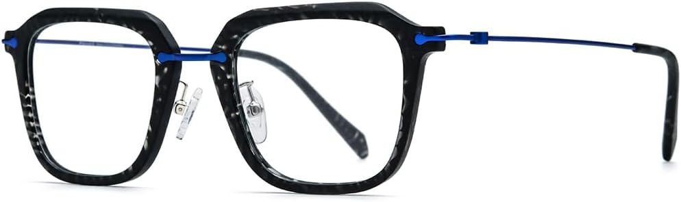 FONEX Acetate Titanium Glasses Frame Men 2024 New Square Eyeglasses Spectacles Eyewear F85843 - Image 5