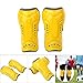 equlup Shin Guards Soccer Kids Youth Shin Guard Protection Gear Teenagers Impact Resistant Breathable Comfortable Shin Guard Sleeves