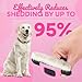 Sinko Deshedding Tool for Dogs & Cats, Pet Grooming Brush, Skin Friendly Deshedding Tool, Dog Brush for Shedding, Effectively Reduces Shedding by up to 95% for Short Medium Long Pet Hair (Pink)