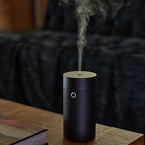 Car Diffuser Humidifier Aromatherapy Essential Oil Diffuser Usb Cool Mist Mini Portable For Car Home Office Bedroom (Plain Black) #TOP4