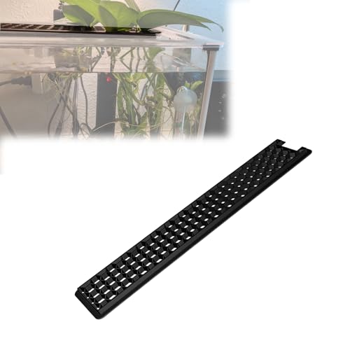 Trevandoria Slot Cover Plate Compatible with Fluval Spec V 5-Gallon Aquarium Lid, Jump Prevention Guard for Fish, Cat-Proof Tank Cover, Plant Clipping Suspender, Easy Install Accessory
