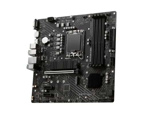 Image of MSI PRO B760M-P DDR4 ProSeries Motherboard (Supports 12th /13th /14th Gen Intel Processors,LGA 1700,DDR4,PCIe 4.0,M.2,USB 3.2 Gen2,HDMI /DP,mATX),(Pack of 10)