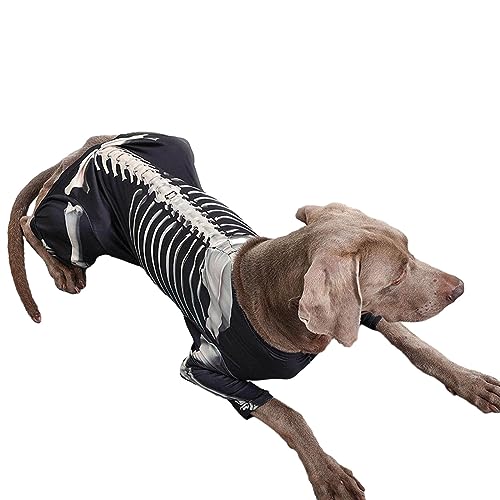 Disfraz Hoodie Esqueleto para Perro Mediano miniatura 7
