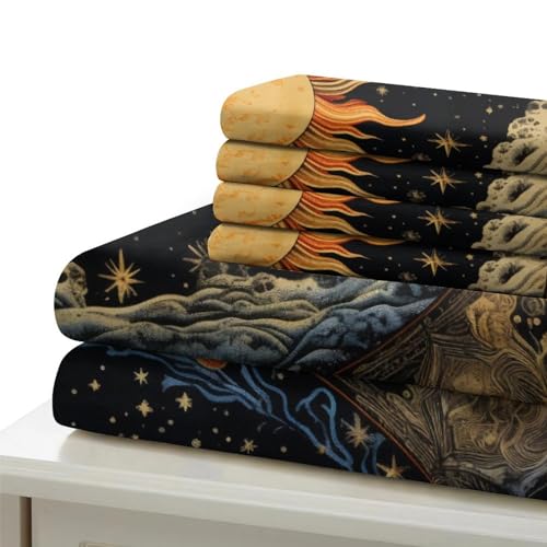 Funda nórdica 200x200cm de quiromante con fundas de almohada de microfibra suave infantil 7