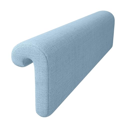 Image of ATORSE Bed Hanging Headboard Pillow Modern Bedside Pillow Ergonomic Removable Cover Blue