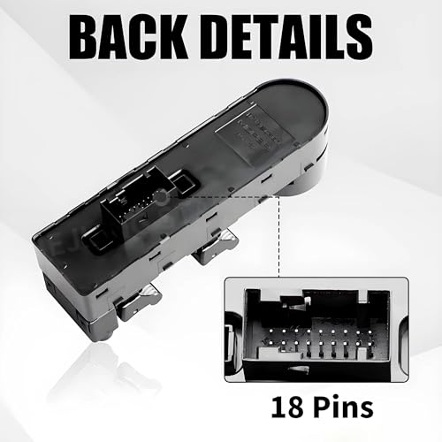 Bouton commutation commande principale de vitre pour Jeep 16-23 - 6
