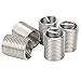 YWBL-WH 5pcs Wire Thread Inserts SUS304 M22x2.5x2D Threaded Expansion Tool Kit, Thread Cutter