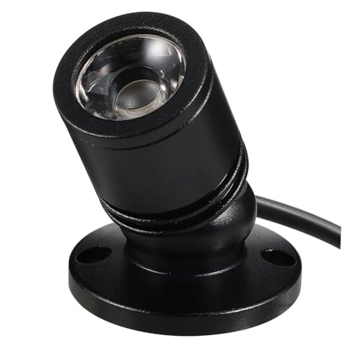 NUOBESTY Jewelry Showcase Small Spotlight Powered LED Spotlight for Indoor Use Angle Design for Cabinets Dressers Restaurants and Shops High