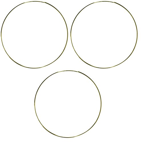 Metal Macrame Ring - Gold - 12