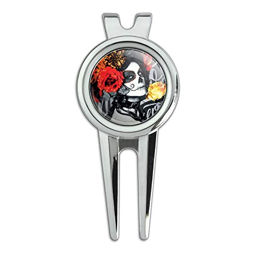 GRAPHICS & MORE Dia de Los Muertos Divot Tool and Ball Marker