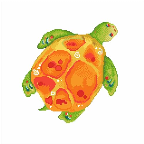 DIAMOND DOTZ Painting Kit: Pillow, DD16, Turtle Journey, 45x45cm - Image 3
