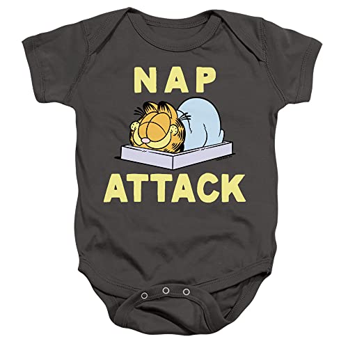 Image of Garfield Nap Attack Infant Baby Boys & Girls Onesie Snapsuit