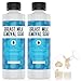 2-Pack of 8 Oz Breast Milk Removal Soap - Clean Your Pump Parts, Bottles, Nipples and Nursing Apparel Quick - 16 Total Ounces - Fragrance-Free, Dye-Free - Made in The USA - by IMPRESA