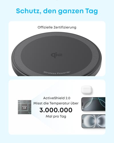 Anker Zolo MagSafe-Ladegerät kabelloses Ladepad für iPhone und AirPods