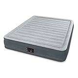 INTEX(インテックス) エアーベッド クィーンコンフォート ワイドダブルサイズ 電動式 203×152×33cm グレー 67769 [日本正規品]