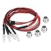 Produktbild RC Auto Led-leuchten, 4 Stücke 5mm Scheinwerfer Rücklicht Scheinwerfer Set für 1/10 Modell Auto LKW Zubehör(13# weißes Licht + rotes Licht)