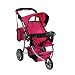 Mommy & me Doll STROLLER with FREE carriage bag #9377B-T