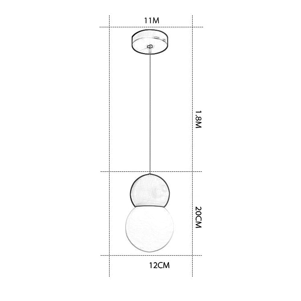 lampa sufitowa LED, szklany klosz dziecięcy mini żyrandol, minimalistyczna lampa wisząca 5 W geometryczne krople światła do wyspy kuchennej jadalnia sypialnia/różowy Interesting