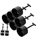ARTIBETTER 10pcs Lamp Cap Wrench Collar Ring Removal Tool Threaded Shade Holder Rings Tool Lamp Shade Collar Rings Tool Black Shade Ring Removal Tool Adapter G9 Remover Plastic