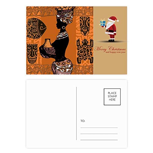 Père Noël africain sur vos cartes postales : sublimez votre décoration de Noël