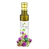Biopurus Certified Organic Cold Pressed Milk Thistle Seed Oil 250ml | Premium Food Grade Silybum Marianum | Unrefined Organic Plant Oil for Culinary & Cosmetic Use