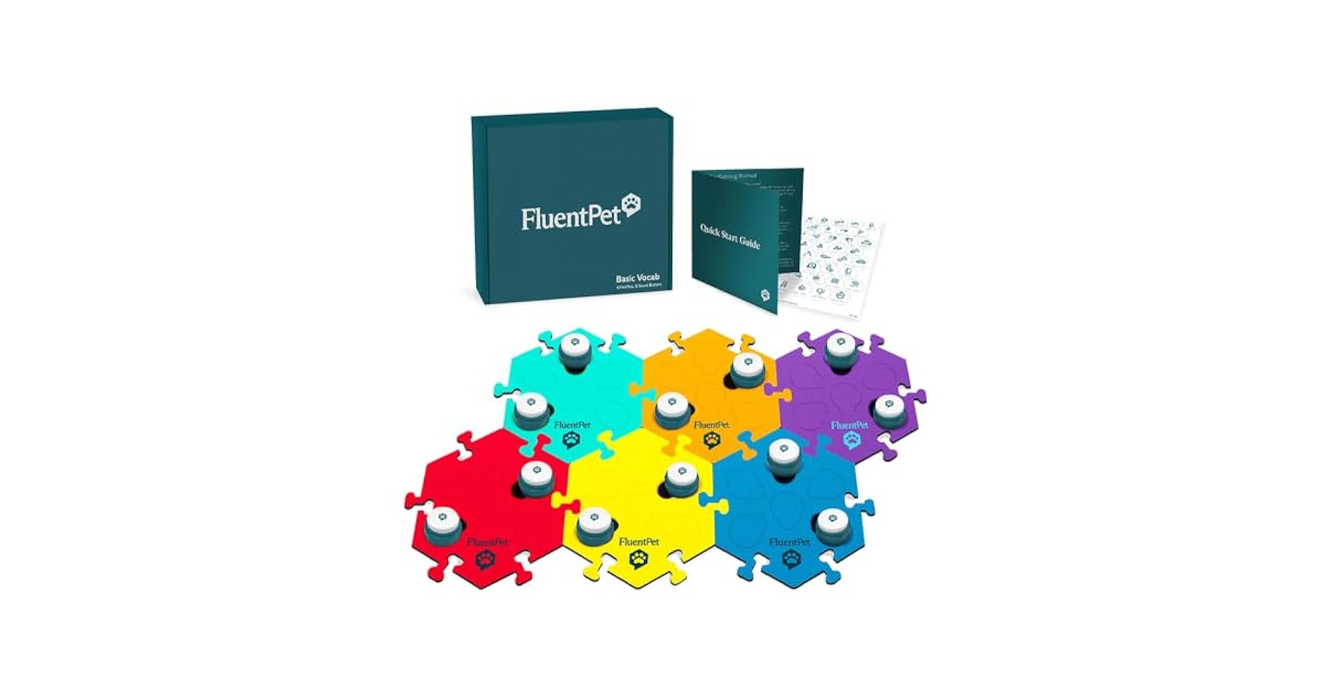 fluentpet タイル ボタン セット Basic Vocab Kit Amazon.com: FluentPet Basic Vocab Kit - Set of 12 Talking
