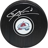 Cale Makar Autographed/Signed Colorado Avalanche Hockey Puck FAN 42821 - Autographed NHL Pucks