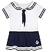 Produktbild MOMBEBE COSLAND Baby Mädchen Matrose Body Sommer (Weiß, 12-18 Monate)