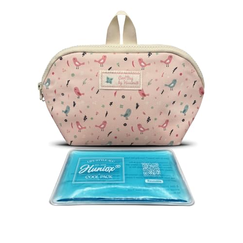 Huniox® Cool Bag - Porta Merenda Bambina - Portamerenda Bambina Scuola - Portapranzo Bambini Scuola Termico - Porta Merenda Termico Bambina - Porta Merende (Birdie, Snack)