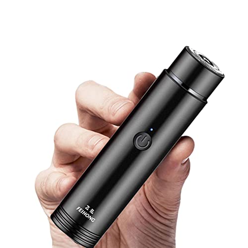 Minibarbeador elétrico - Barbeador elétrico recarregável úmido e seco,Aparador e barbeador elétrico