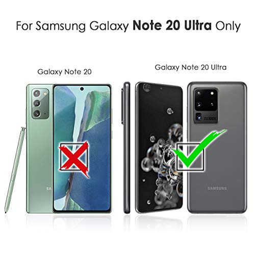 For Samsung Note 20 Ultra 5G, For Samsung Galaxy Note 20 Ultra 5G, Designed Flip Wallet Phone Case Cover, A24347 Horror Wolf 24347 #TOP1