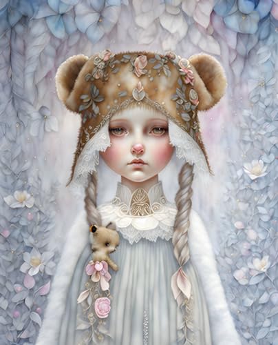 Toile She Wants to Be a Bear Meechi grand poster mural sans cadre 50x70cm