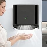 Glowdora Leistungsstarker Händetrockner Für Gewerbliche Badezimmer Und Anspruchsvolle Privathaushalte, 1250w, Trockene Hände In 8-10 Sekunden – Hygienisch & Effizient Black